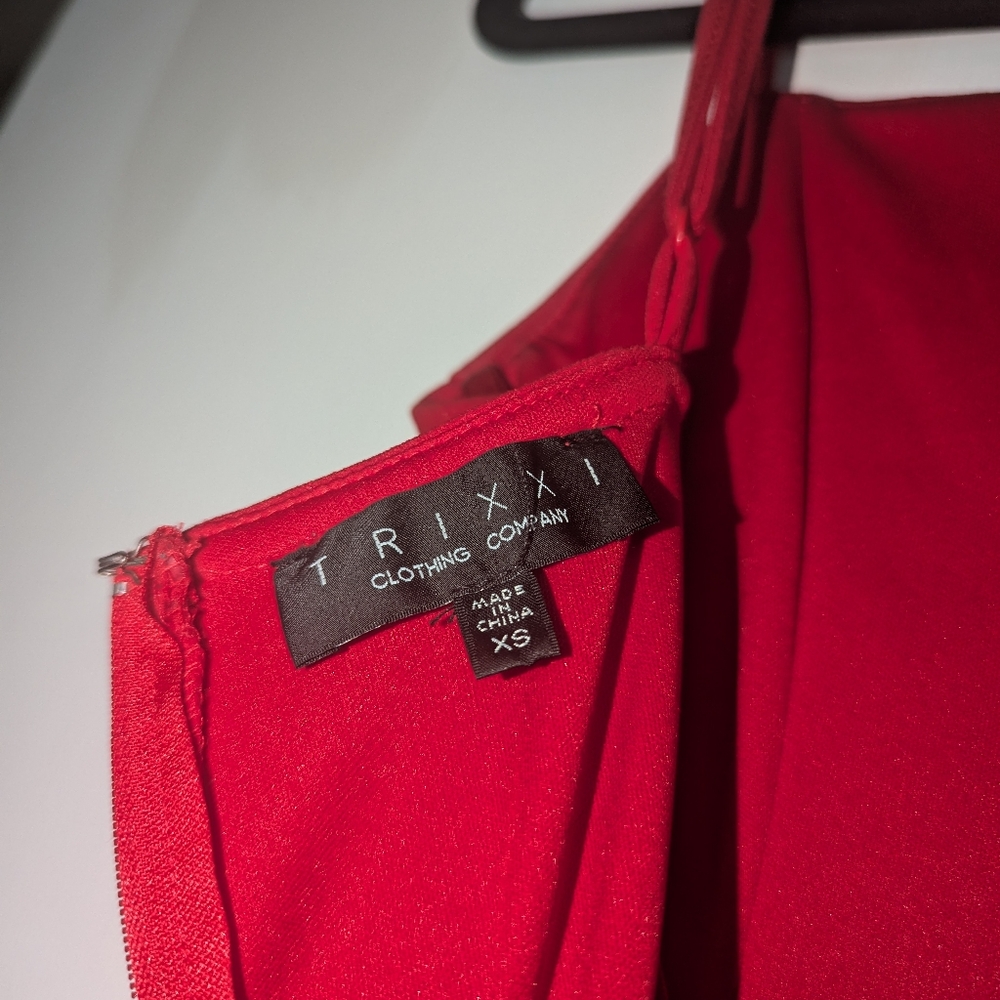 Red dress trixx clothes company xs